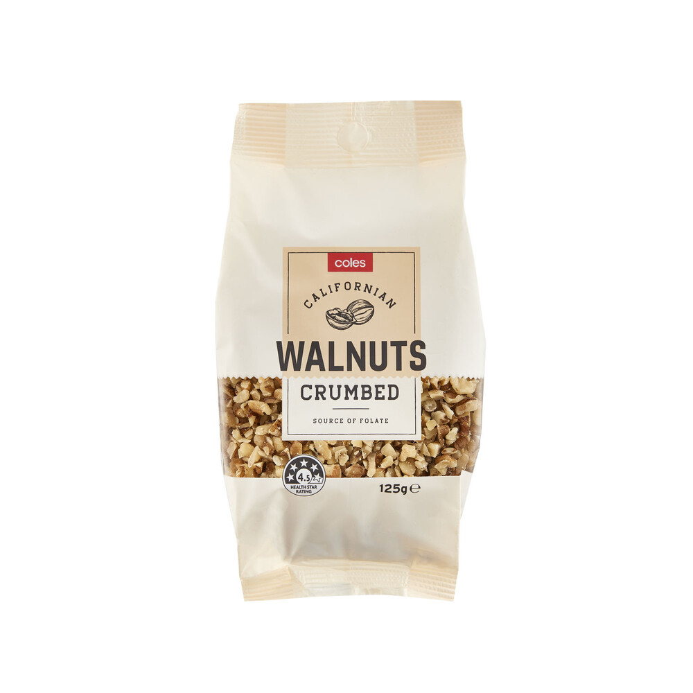 Buy Coles Crumbed Walnuts 125g Coles