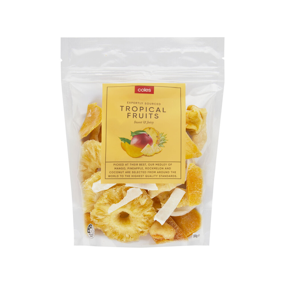 Buy Coles Premium Tropical Fruit Mix 300g Coles
