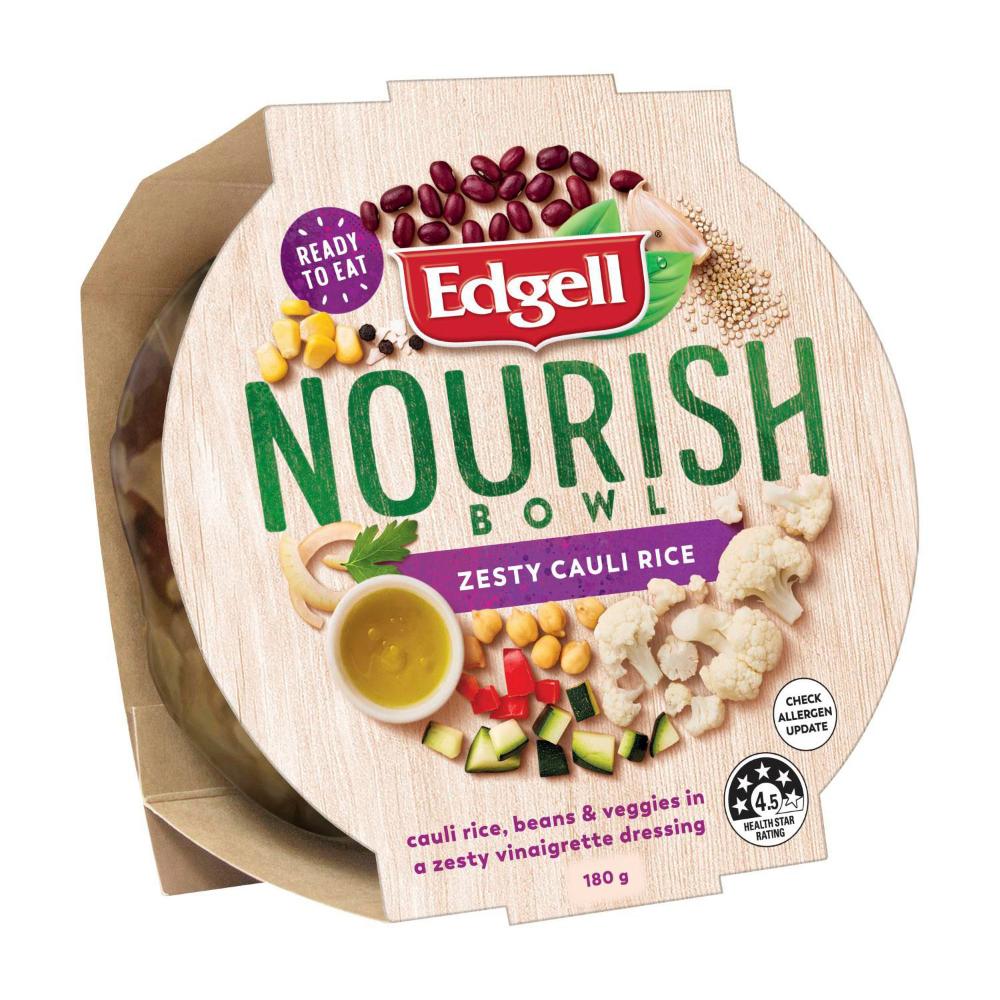 Buy Edgell Nourish Bowl Zesty Cauliflower Rice & Beans Ready To Eat