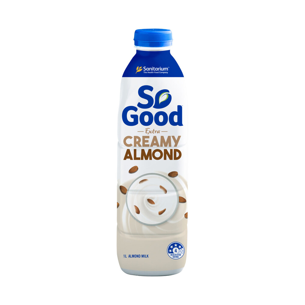 Buy So Good Extra Creamy Almond Milk 1L Coles