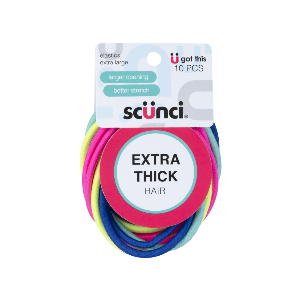 Buy Scunci Extra Thick Elastics 10 pack Coles