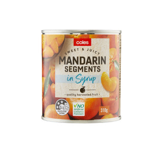 Coles Mandarin Segments In Syrup | Coles Online