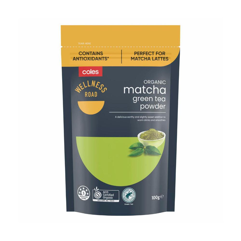 Buy Wellness Road Organic Matcha Powder 100g Coles