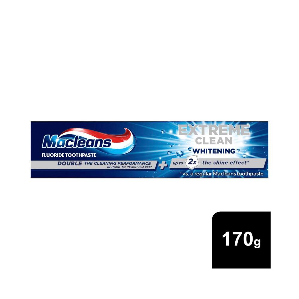 Buy Macleans Extreme Clean Whitening Fluoride Toothpaste 170g Coles