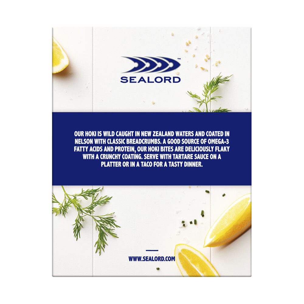 Buy Sealord Hoki Bites Classic Crumb 400g | Coles