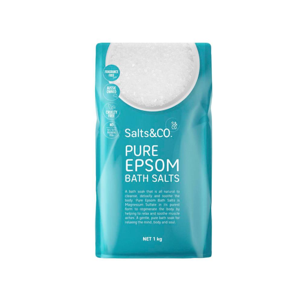 Buy Salts & Co Pure Epsom Bath Salts 1kg | Coles