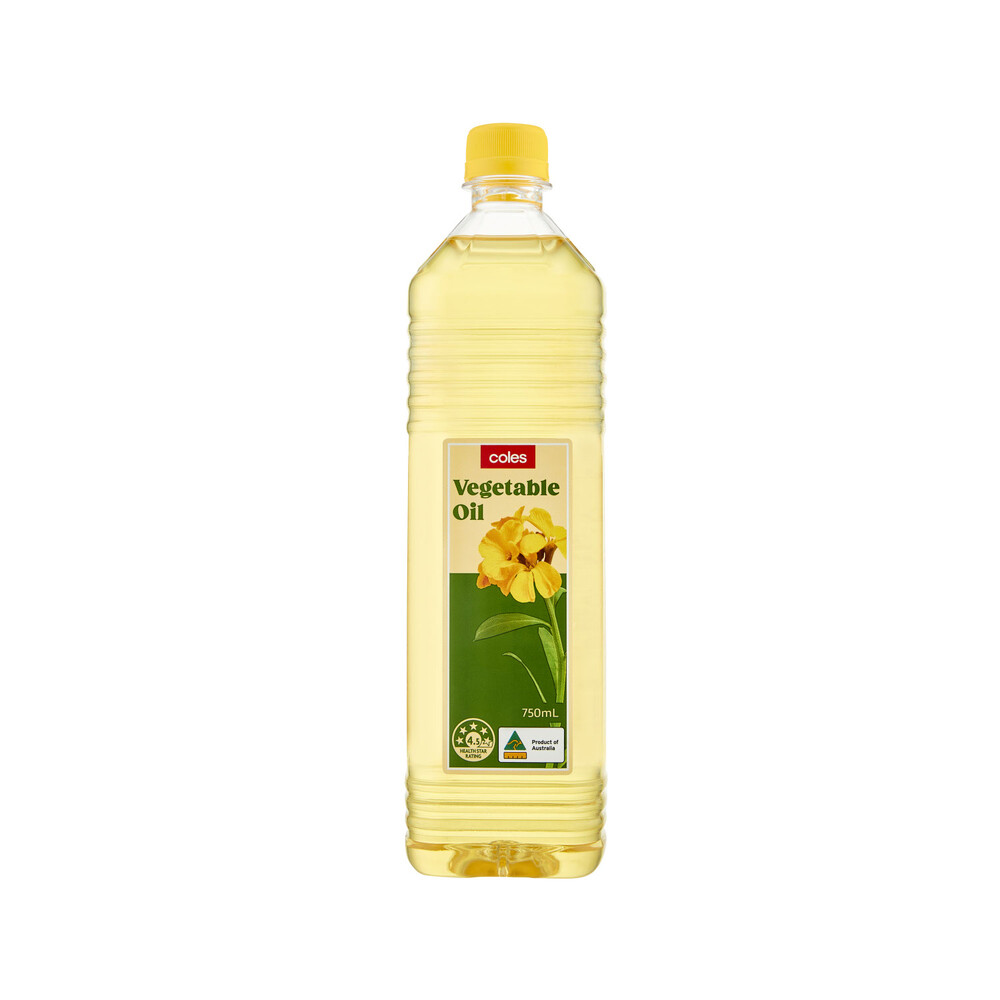 Buy Coles Vegetable Oil Blended 750mL Coles