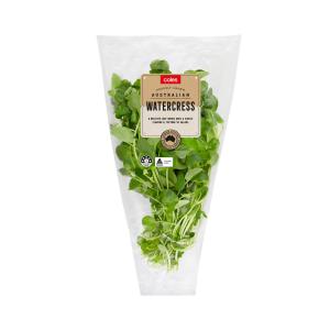 Coles Sleeved Herbs Watercress, 1 bunch, catalogue pack image