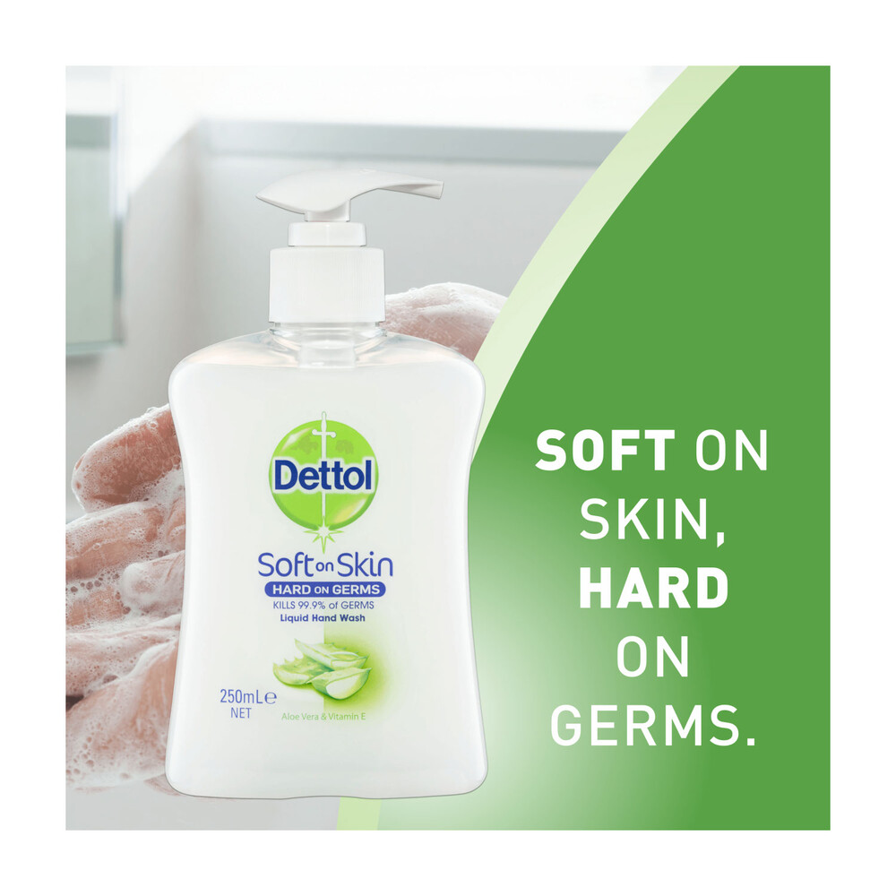 Buy Dettol Liquid Hand Wash Pump Aloe 250mL | Coles
