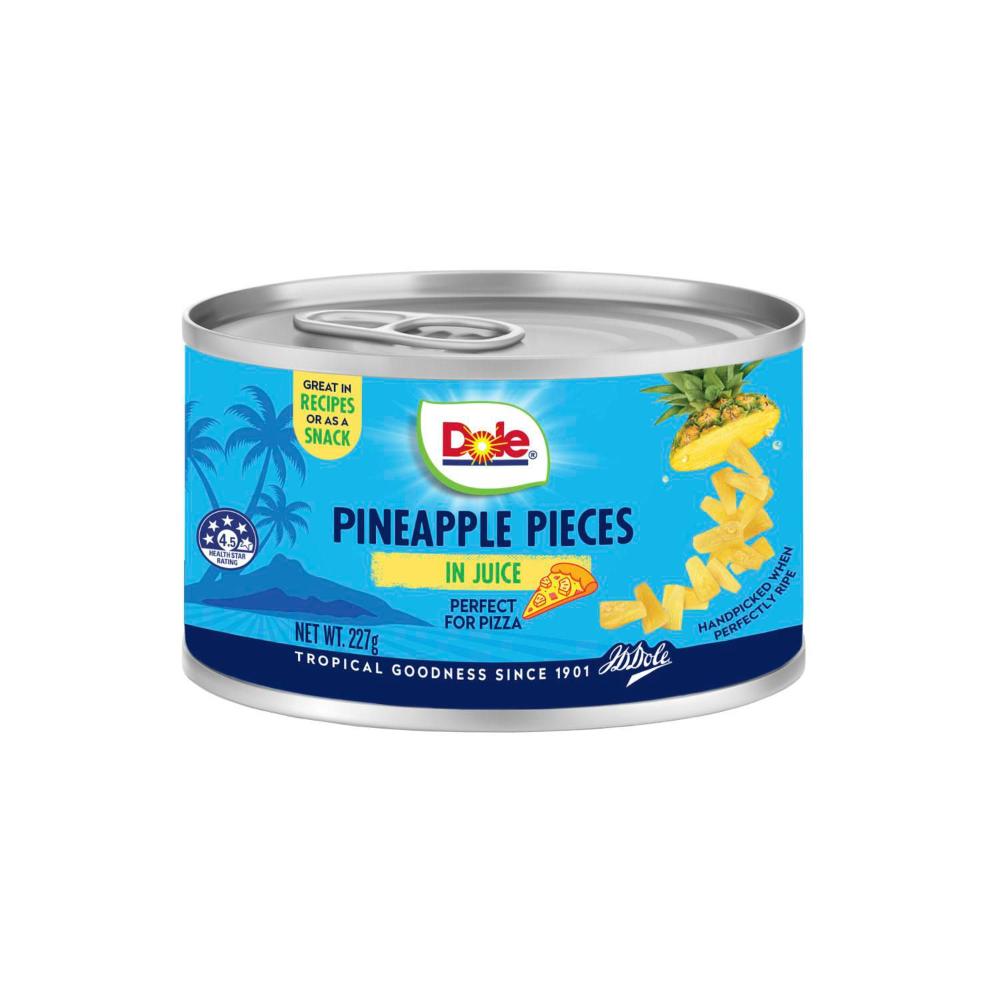 Buy Dole Pineapple Pieces In Juice 227g Coles