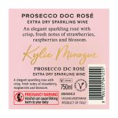 Buy Kylie Minogue Signature Prosecco Rose 750ml 1 Each | Coles