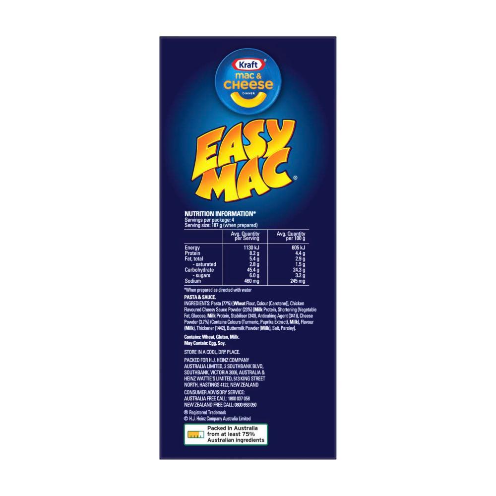 Kraft Easy Mac And Cheese Cheesy Chicken Pasta Macaroni Noodles | 280g