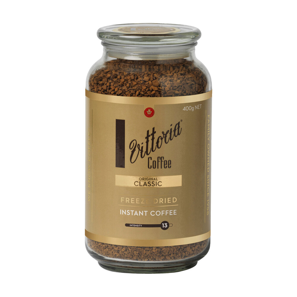 Buy Vittoria Freeze Dried Classic Instant Coffee 400g Coles