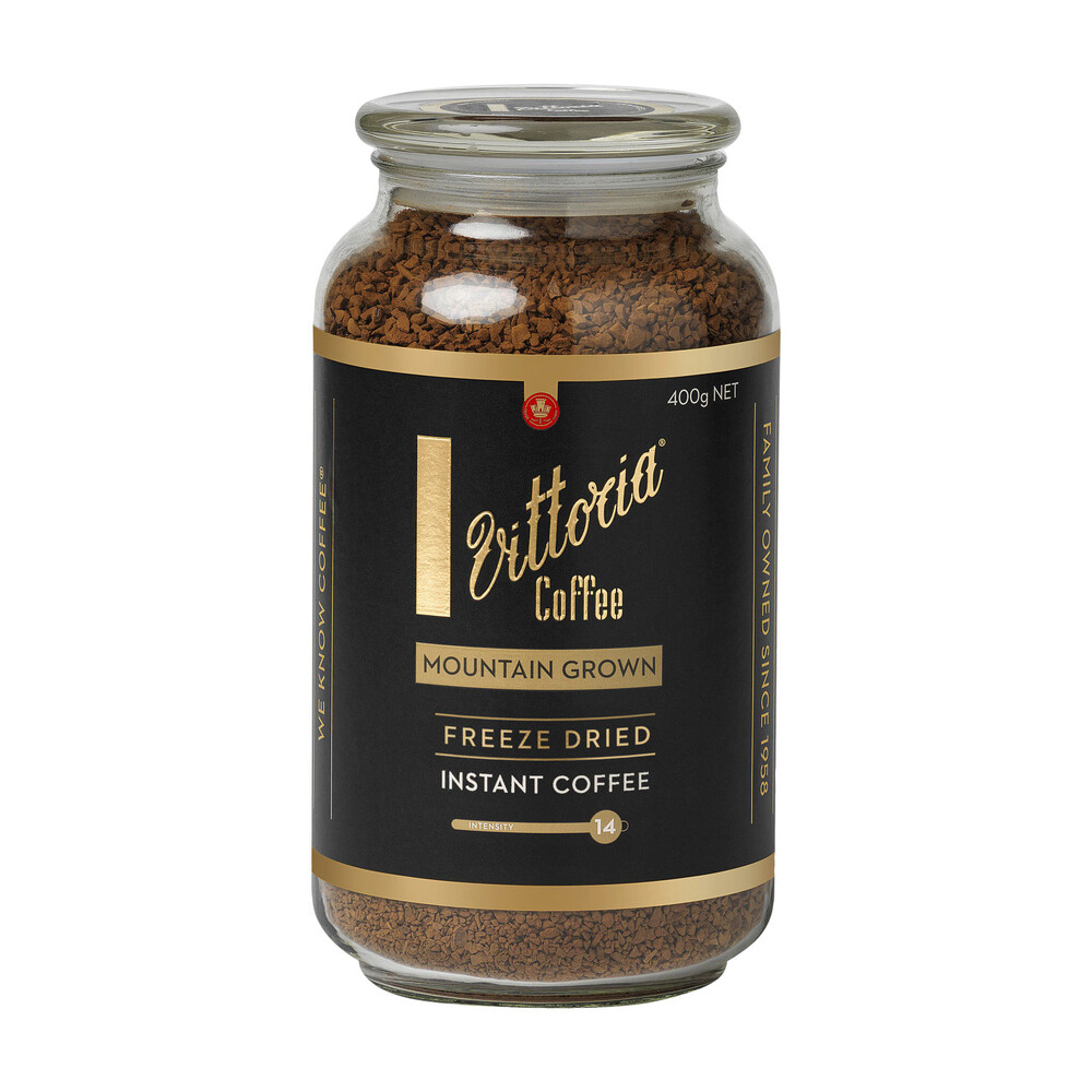 Vittoria Freeze Dried Mountain Grown Instant Coffee | 400g