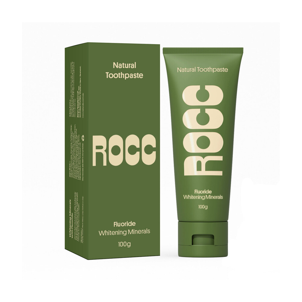 Buy Rocc Naturals Whitening Minerals With Fluoride 100g Coles
