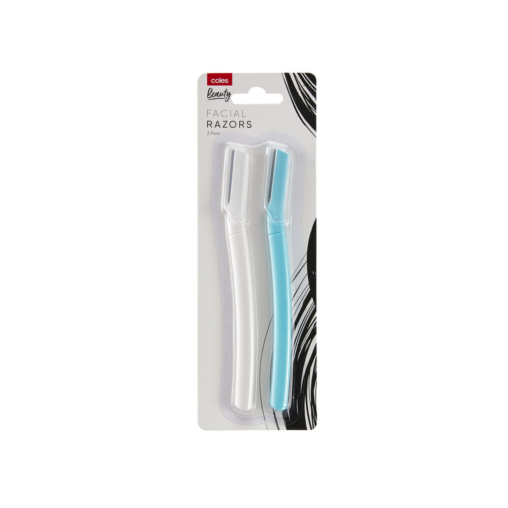 Buy Coles Facial Razors 2 pack Coles