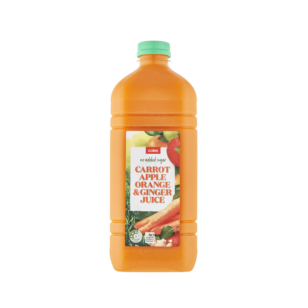 Buy Coles Carrot Apple Orange And Ginger Juice 2L Coles