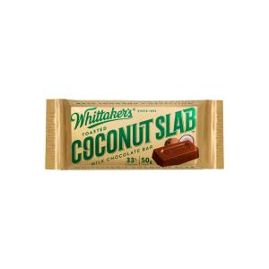 Whittaker S Toasted Coconut Slab Milk Chocolate Bar Coles Online