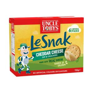 Uncle Tobys Le Snak Cheddar Cheese | Coles Online