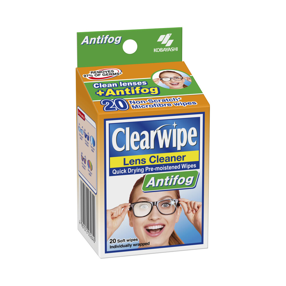 Clearwipes Antifog Lens Wipes | 20 pack