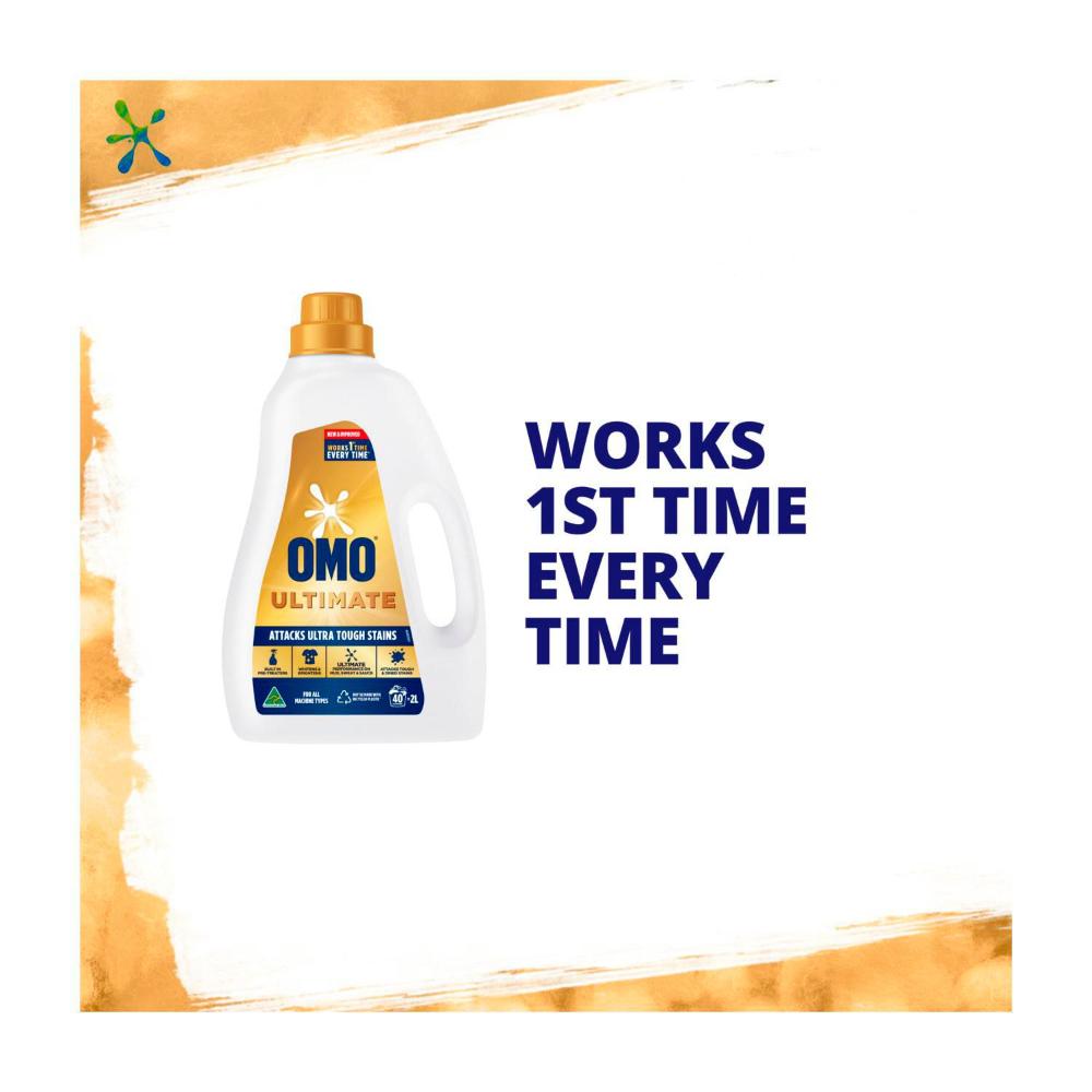 Buy OMO Ultimate Laundry Liquid Detergent 40 Washes 2L | Coles