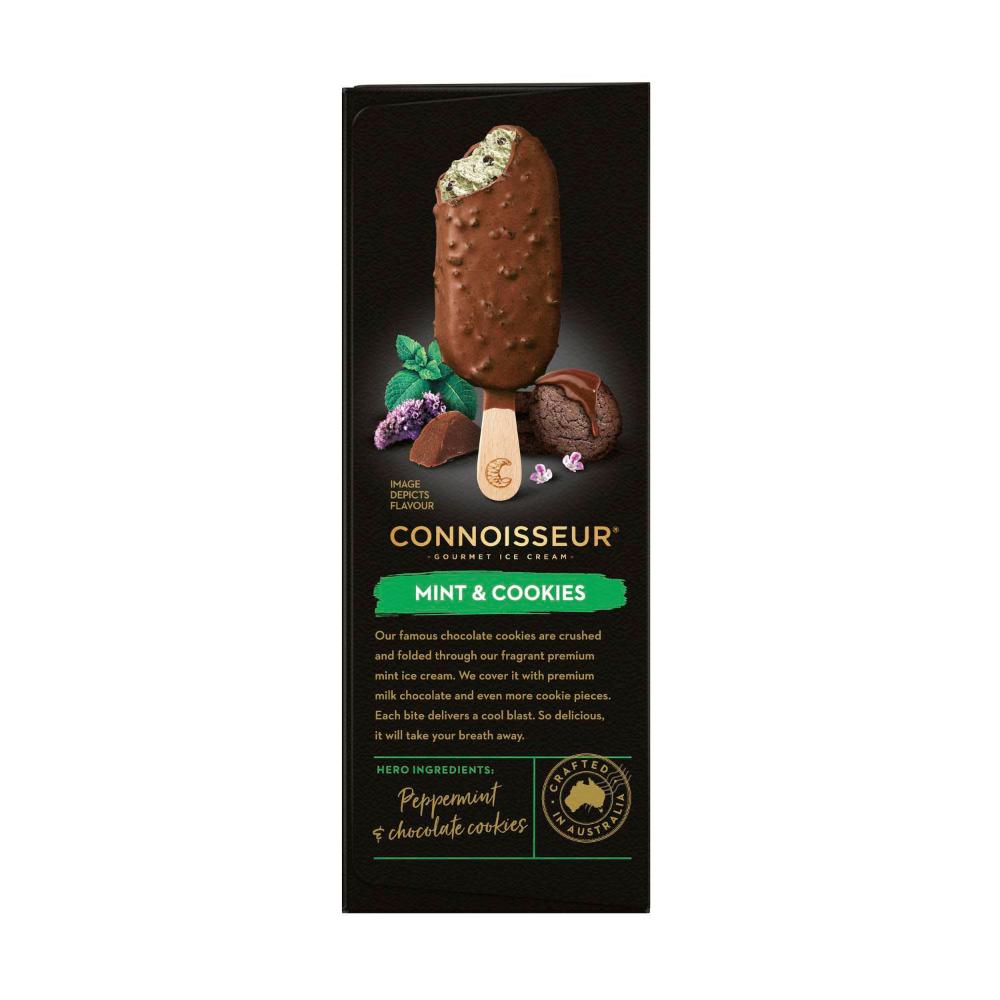 Connoisseur Mint & Cookies Ice Cream 4 Pack | 400mL