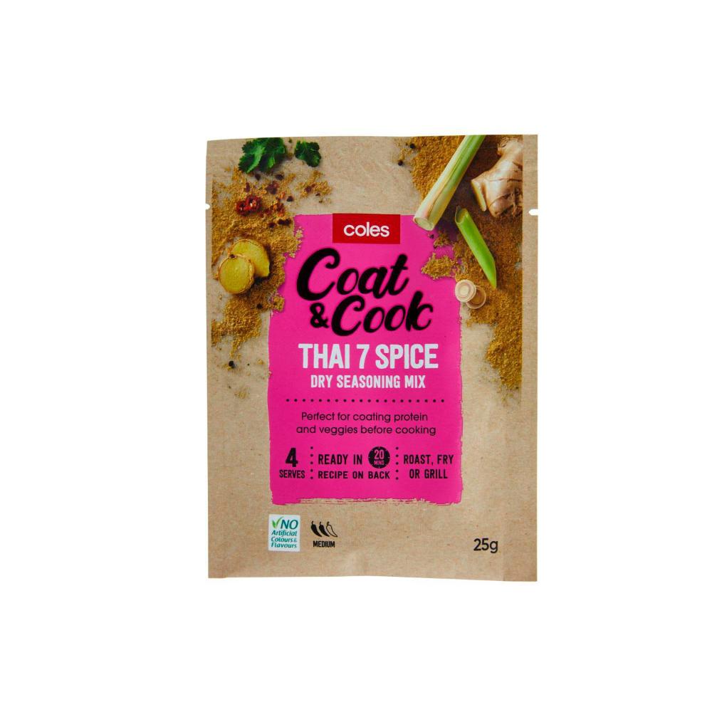 Buy Coles Thai 7 Seasoning 25g Coles