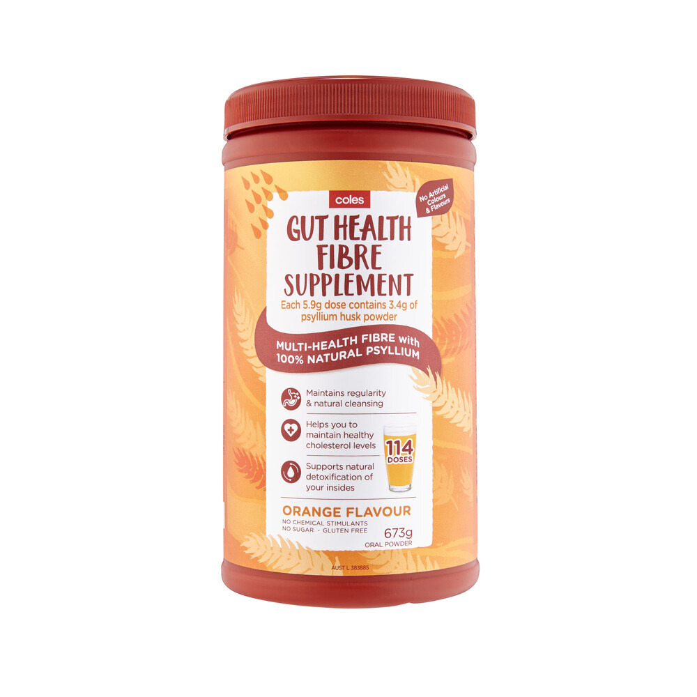 Coles Gut Health Fibre Supplement | 673g