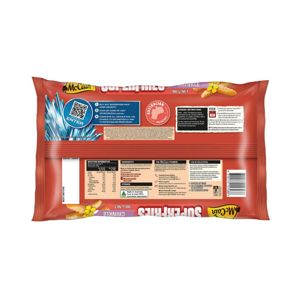 mccain crinkle cut chips