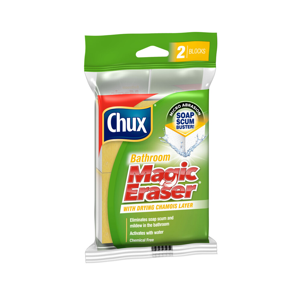 Buy Chux Magic Eraser Bathroom Cleaner Block 2 pack Coles