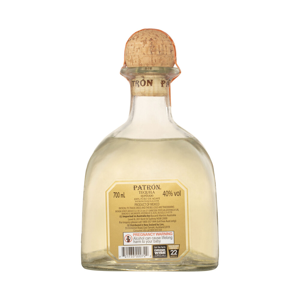 Buy Patron Reposado Tequila 700ml 1 Each | Coles