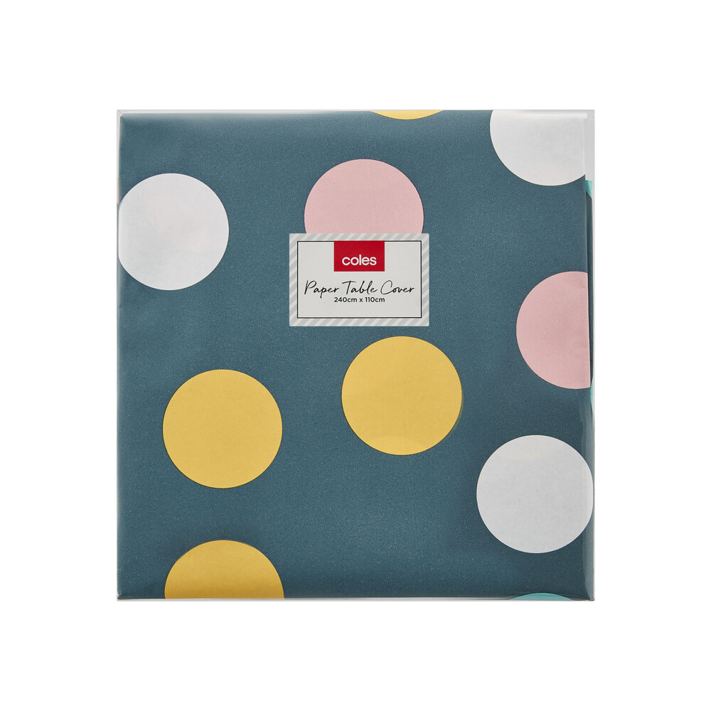 Buy Coles Paper Table Cover 1 each Coles