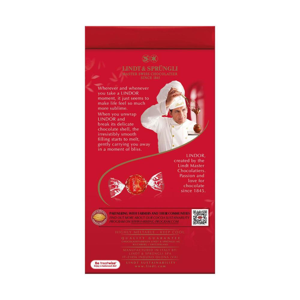 Buy Lindt Lindor Milk Chocolate Bag 125g | Coles