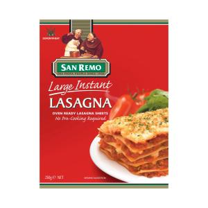 San Remo Large Instant Lasagna Sheets | 250g