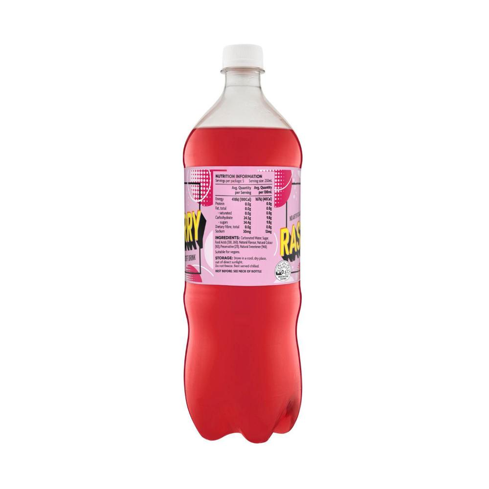 Coles Raspberry Fizz Buy Coles Soft Drink Raspberry 1.25L | Coles
