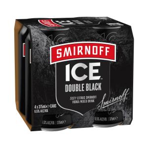 Smirnoff Ice Double Black Cans 375ml