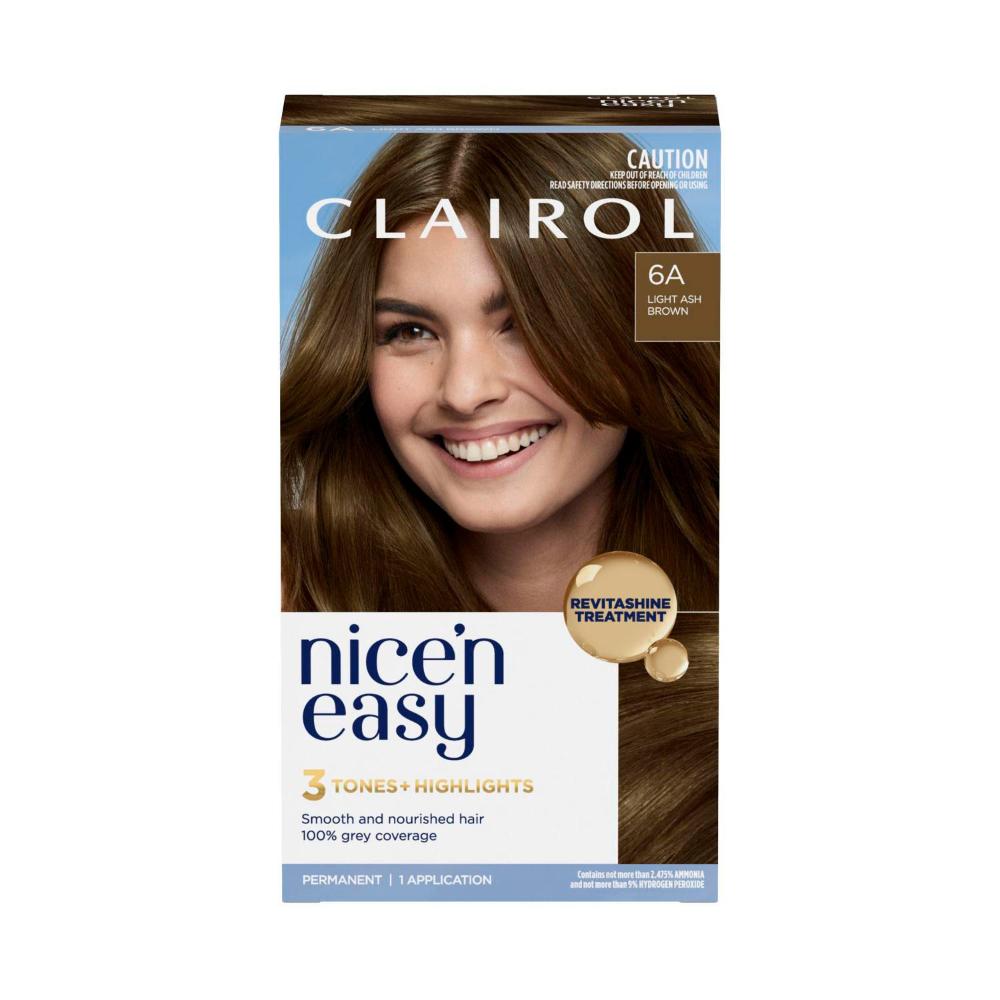 Buy Clairol Nice 'N Easy 6A Natural Light Ash Brown Permanent Hair
