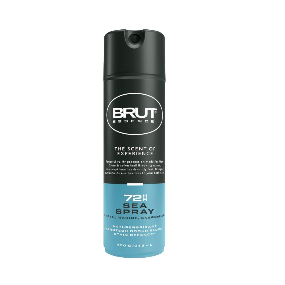 Buy Brut 72Hr Antiperspirant Deodorant Sea Spray 212mL Coles