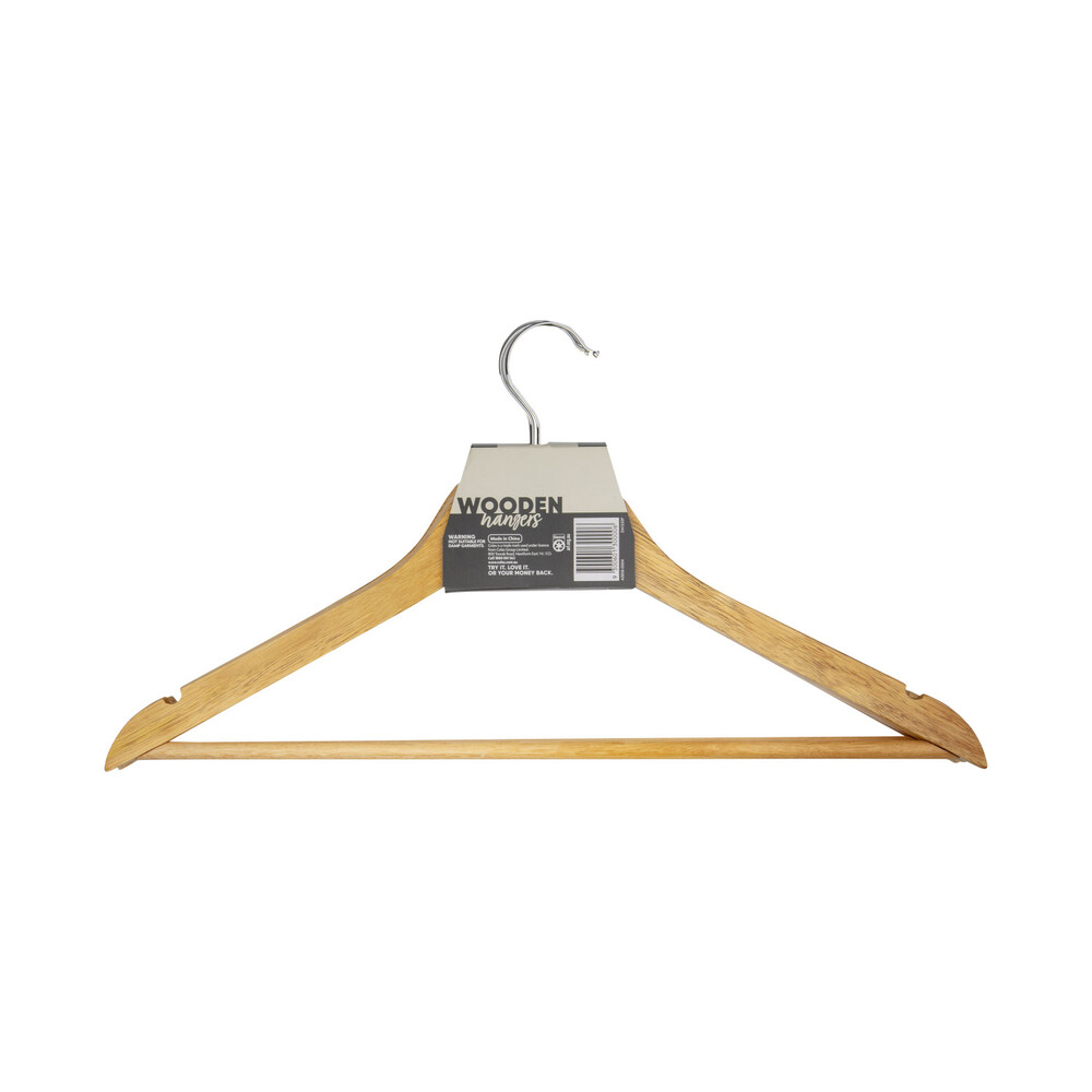 Buy Coles Wooden Coat Hangers pack Coles