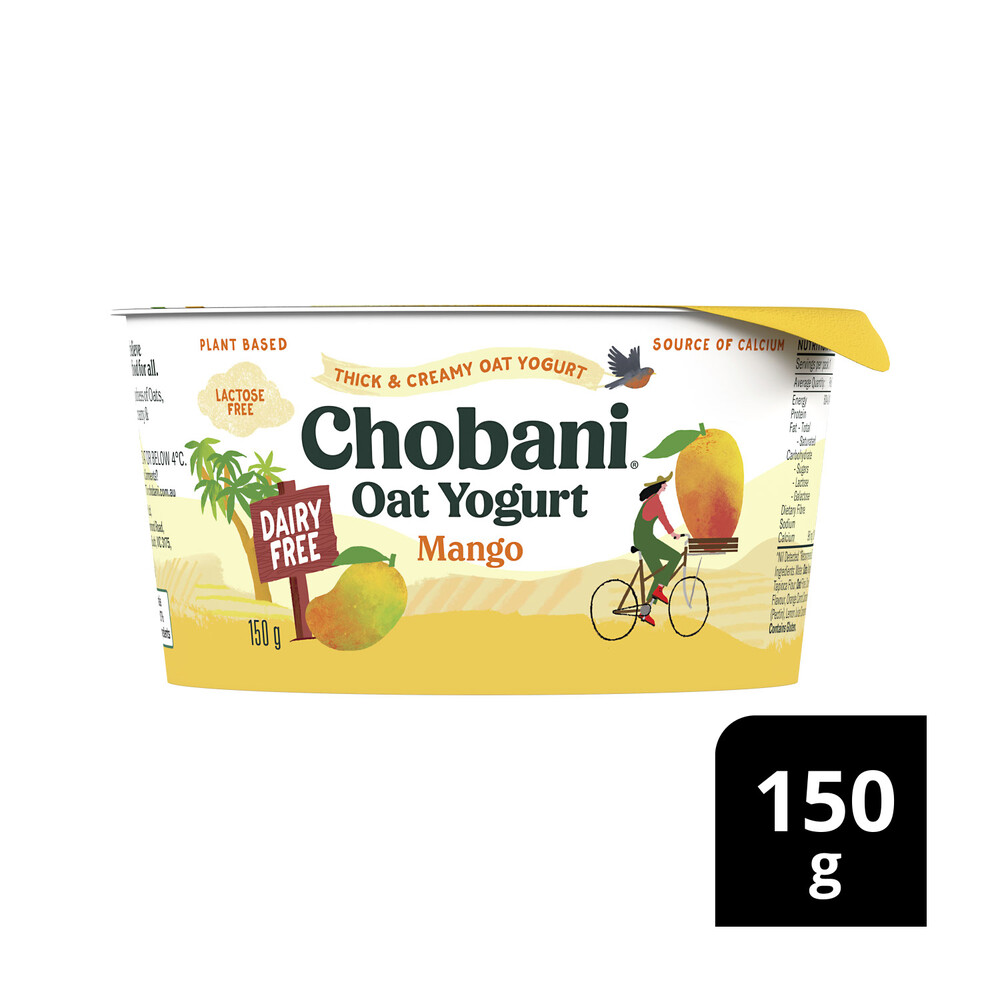 Buy Chobani Oat Yogurt Mango 150g Coles