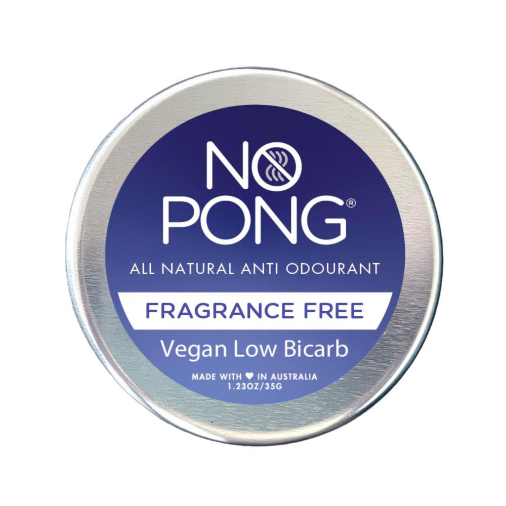 No Pong Fragrance Free, Vegan - 35g