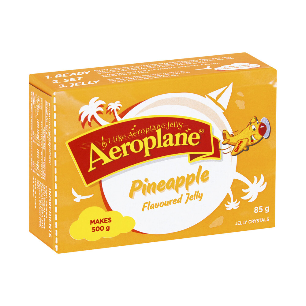 Buy Aeroplane Pineapple Jelly Crystals 85g Coles