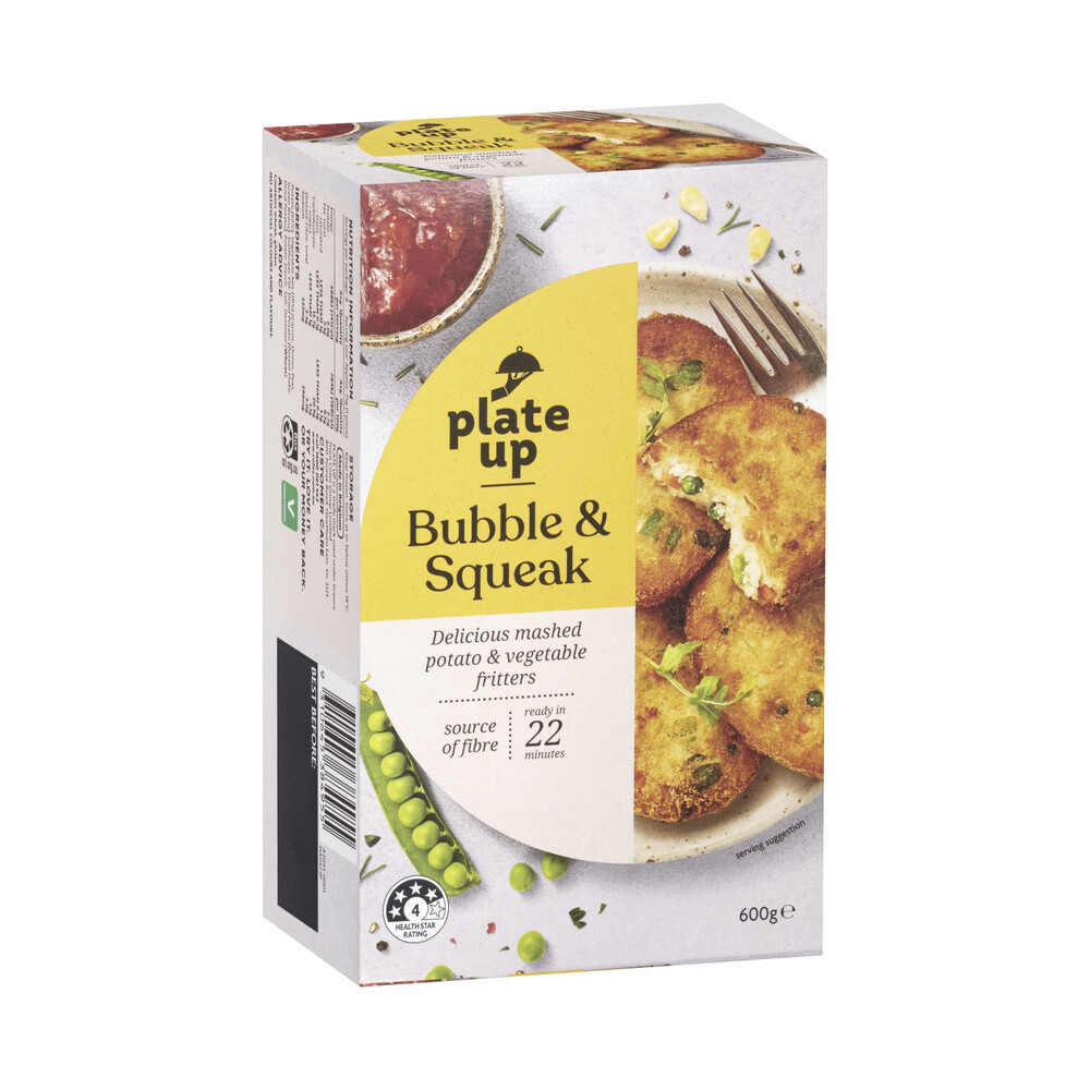 Buy Plate Up Bubble & Squeak 600g Coles
