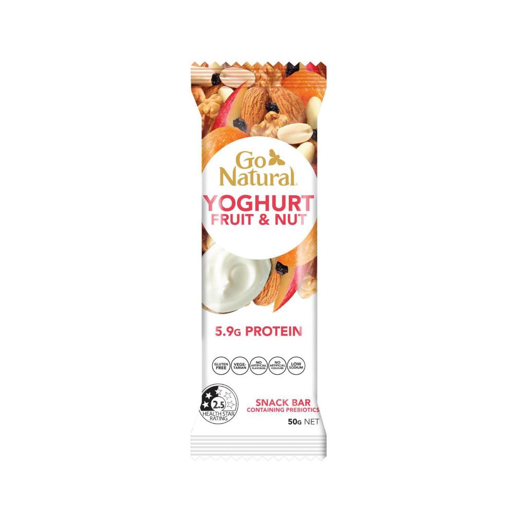 Buy Go Natural Yoghurt Fruit & Nut Delight Bar 50g Coles