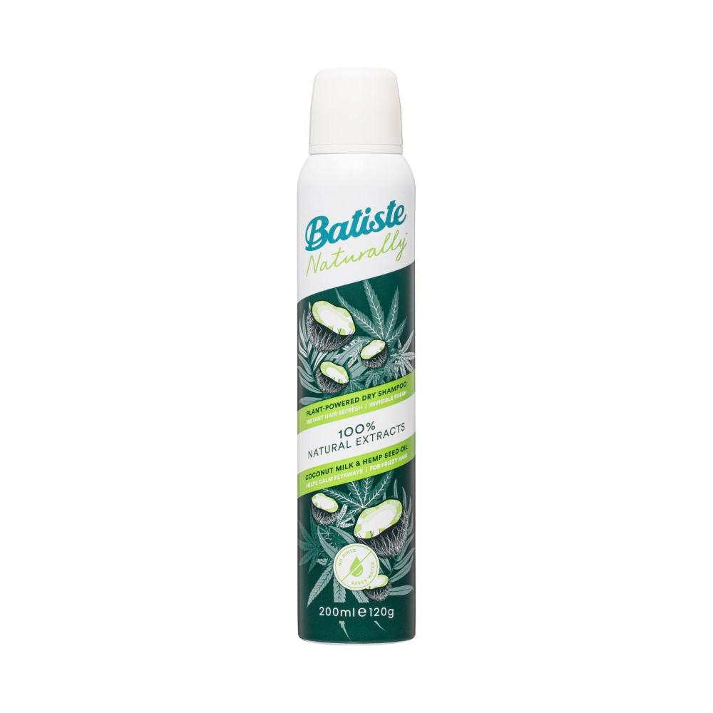 Buy Batiste Dry Shampoo Naturally Hemp & Coconut Milk 200mL Coles