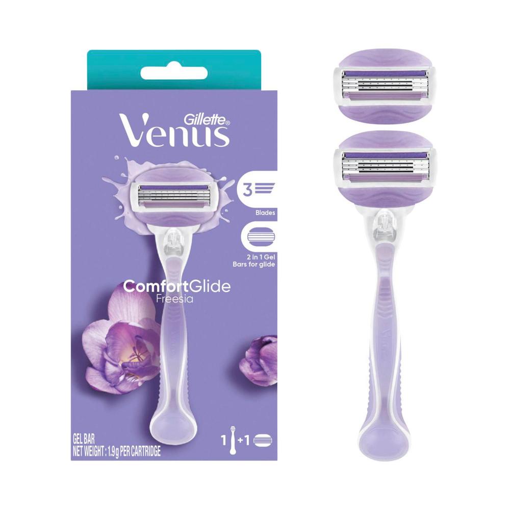 Buy Gillette Venus Comfortglide Freesia Razor Kit 1 pack Coles