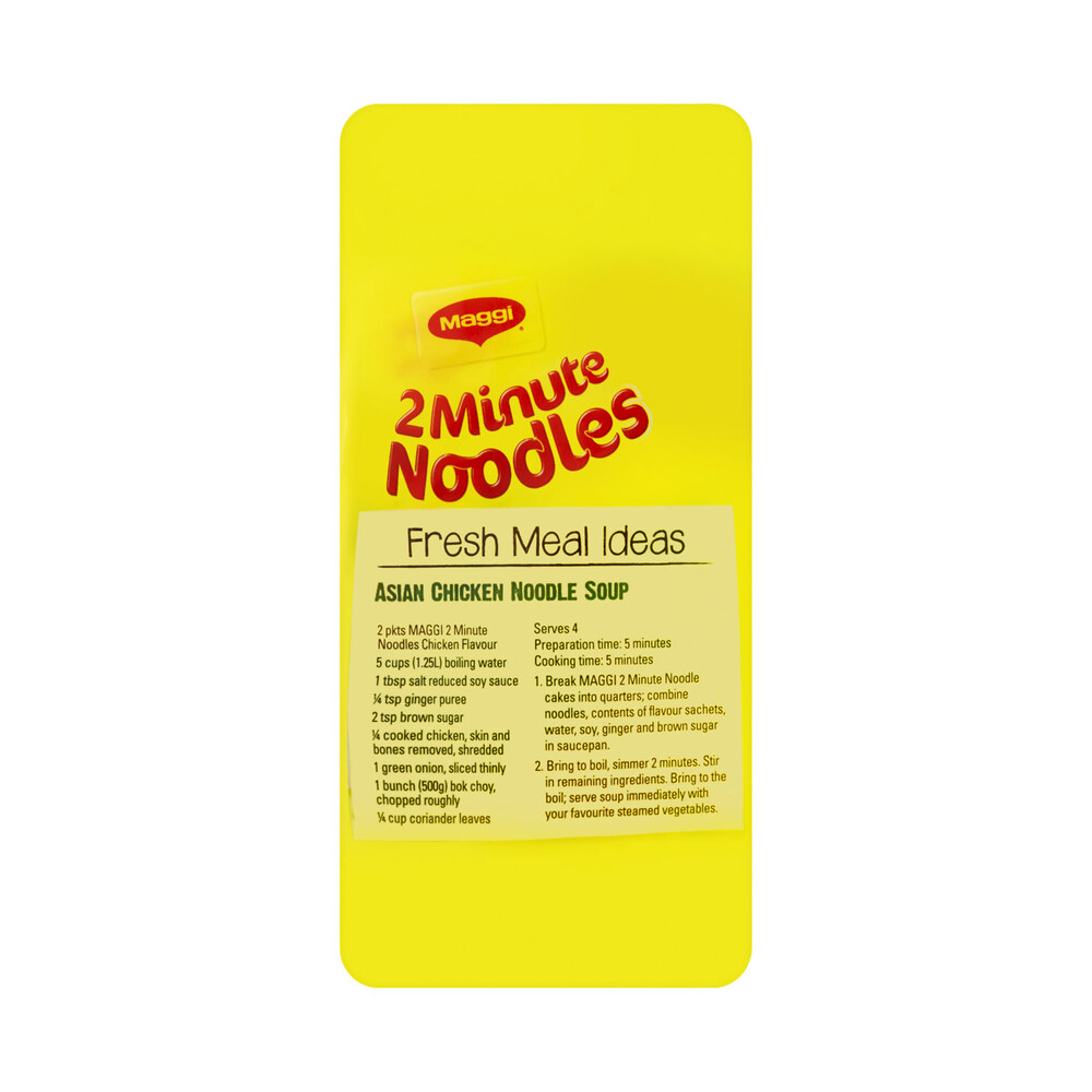 Maggi 2 Minute Instant Noodles Chicken Flavour 5 Pack | 360g