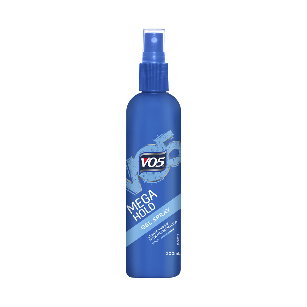 Buy VO5 Mega Hold Styling Gel Spray 200mL Coles