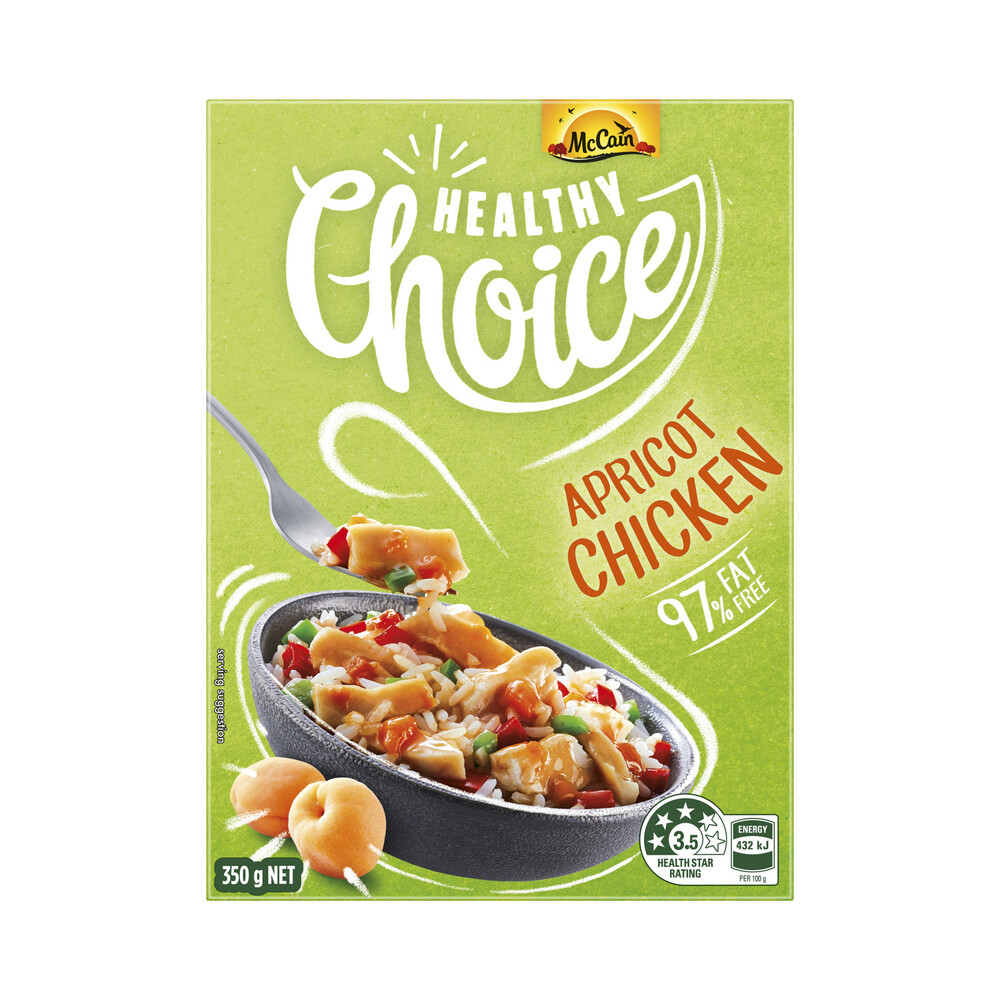 Buy McCain Healthy Choice Frozen Meal Dinner Apricot Chicken With