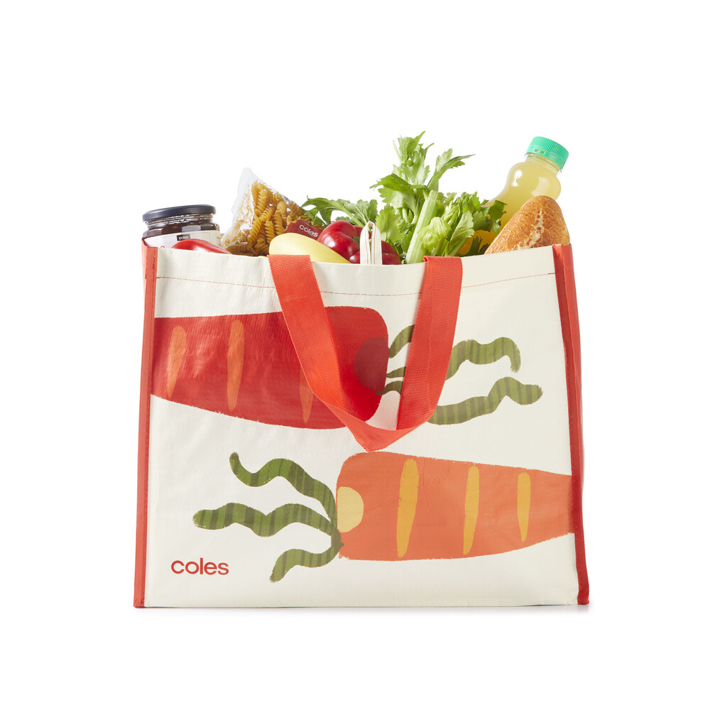 Buy Coles Large Tote Carrot Bag Each Coles
